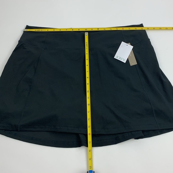 J Crew Active High Rise Sports Skirt Skort 2X Cloudstretch shorts Pockets NWT - Picture 8 of 12
